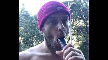 Exhibition Faggot Public Dildo Play