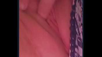 Chick, Videos Herself Spreading And Fingering Her Shaved Pussy.