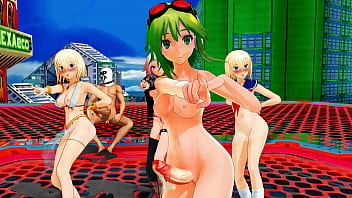 Futanari Girl And Support Group Dance Bam