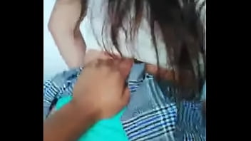 Colegiala Sentándose En Pene Duro