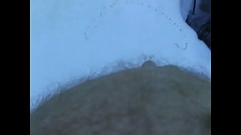 Getting The Snow On My Deck Pissy