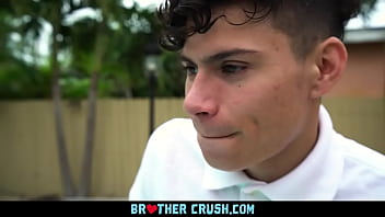 Hairy Older Stepbrother Cums On Y. Stepsibling' Face