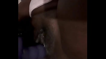 Nattie James Playing With Her Pretty Kitty