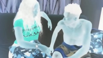 Valentine' Day My Step Sister Fucks With Her Boyfriend In The Dark