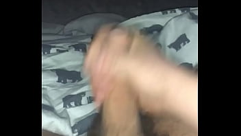 Masturbating My Uncircumcised Cock And Making A Mess