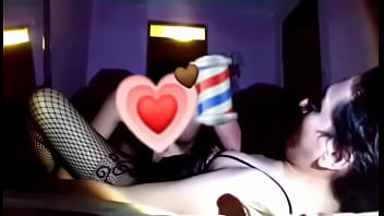 Barbershop Guy Suck My Tranny Dick So Good And Is His First Time