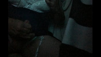 Big Cock Crossdresser Has Big Orgasm After Smoking All Night..