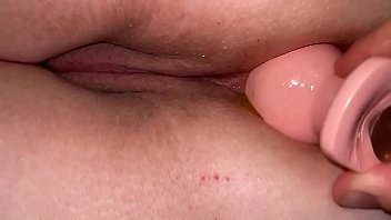 Wife' Arse Stretched With Huge Butt Plug