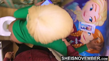 Hd I Made My Step Daughter Get Off The Toilet To Fuck Me, Standing Pov Hardcore Doggystyle Closeup By Her Horny Step ...