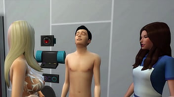 Step Brother A. His With The Man Cook And The Service Woman On Foursome In The Bathroom Part. 2