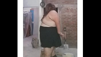 Bailo Libre Y Exitada En La Construcci_n