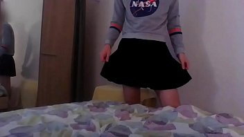 Cute Crossdresser Nasa Fan Having Fun