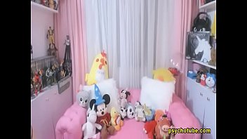 Beauteous Blonde Performed High Pleasure In Her Pink Room Live