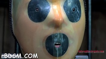Taming A Lusty Gagged Playgirl - hardcore, babe, blowjob, brunette, toys, masturbation, bdsm, fetish, slave, mask, collar - Video 2763534