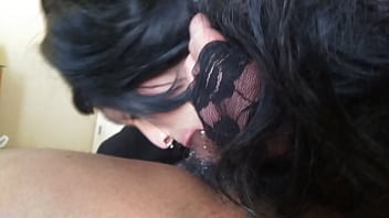 #11 Annabell Slutty Crossdresser Chocking On Hard Big Black Cock