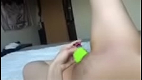 Slut Films Herself Playing