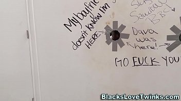 Dude Takes Fat Black Cock In His Ass