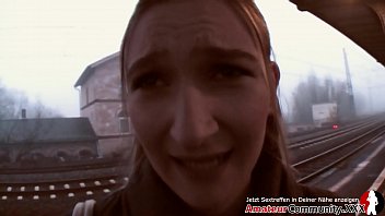 Innocent Blonde Girl Takes Two Dicks Anal For The First Time!