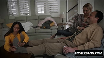 Asian Foster Stepdaughter Banged By Stepparents