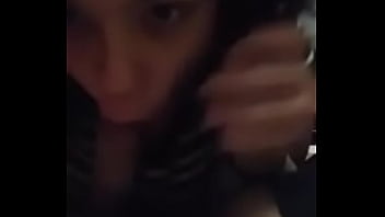 Slutty Nova Sucks His Small Cock