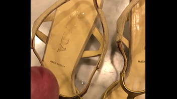 Prada Sandal Shoes Cumshot