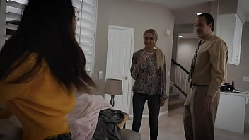 Stepdad And Stepmom Crave The Touch Of Their Foster Stepdaughter- Aria Skye _ Misha Mynx