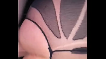 Husband Fucking Sexy Milf Wife From Behind In Black Crotchless Pantyhose