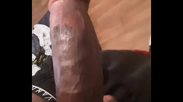 Showing Off That Big Black Hogleg