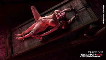 Big Tits Vampire Gives A Blowjob To The Bondaged Futanari Babe In A 3d Animation