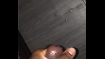 Young Black Guy Cumshot