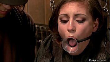 Chained Suspended Slave Gets Pussy Vibed