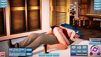 Blue Haired Beauty Gets Fucked Silly