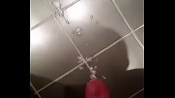 Quick Jerk Off Session And Lots Of Cum On The Floor Ready To Be Licked Up