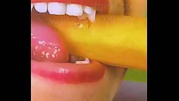 Chew And Swallow Chewed And Swallowed Vore Food Chewing Teeth Mouth Carrot Bite