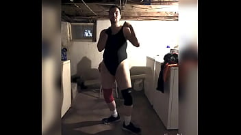 My Wrestling Bodysuit Video And Brief Ready For Mixed Wrestling Match