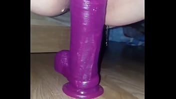 Wife Squirts On Dildo