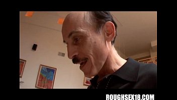 Asian Babe With Small Tits Sucks Old Dudes Cock