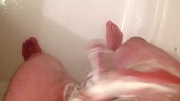 Showering After Stroking My Cock For Elle69