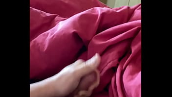 Wanking In My Bedroom With Hard Wet Cock With Big Cumshot