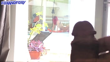 I Masturbate, Spying At The Neighbors Who Have Lesbian Sex