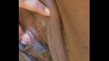 Ebony Babe Play With Super Wet Pussy And Big Clit