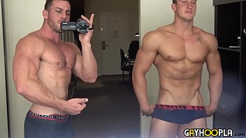 All American Teen Jerks His Muscle Cock _ Cums