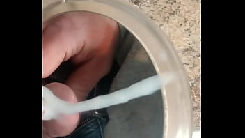 Creamy Load Before Work On Mirror