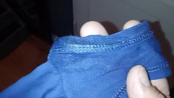 Smelling Sister In Law' Panties - pussy, tits, latina, shaved, wet, soloboy - Video 2821252