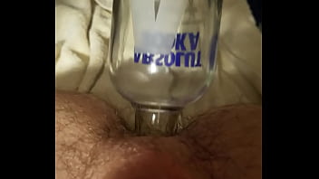 Sh9ving A Vodka Bottle Up My Tight Boy Pussy