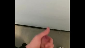 Masturbating In The Public Toilets With Cum All Over The Walls