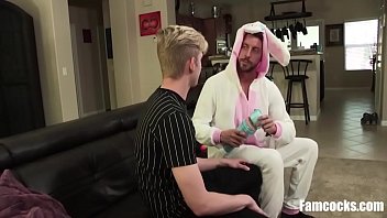 Step Dad Dresses Up As The Easter Bunny To Put An Egg Up Ass