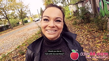 German Milf Dirty Priscilla Fucked Hard By Date Outdoors In Berlin (english) Dates66.com (full Scene)