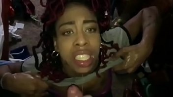 WHO IS SHE ??? - Blowjob-ebony-sloppy-dyke-dreads