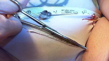 Nicoletta Play With This Hot White Panty And Destroy Them All